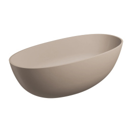 OMNIRES Wanna wolnostojąca SHELL M+ 160 x 75 cm dune beige mat SHELLWWDB