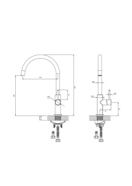 OMNIRES Y BATERIA KUCHENNA STOJĄCA NIKIEL Y1251NI