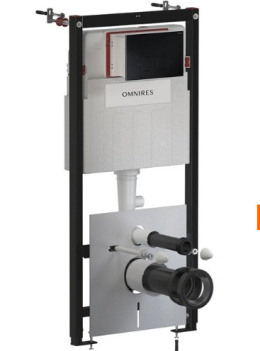 Omnires Flush Set Strongframe stelaż podtynkowy do WC przycisk spłukujący biały mat STFWC1M-RWM