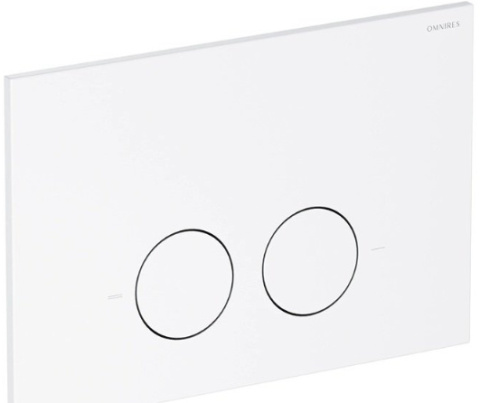 Omnires Flush Set Strongframe stelaż podtynkowy do WC przycisk spłukujący biały mat STFWC1M-RWM
