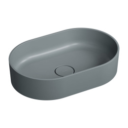 Omnires Ovo M+ Umywalka nablatowa 55x36 cm ash grey OVOUNAG