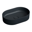 Omnires Ovo M+ Umywalka nablatowa 55x36 cm black lava OVOUNBLV
