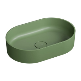 Omnires Ovo M+ Umywalka nablatowa 55x36 cm olive OVOUNOL
