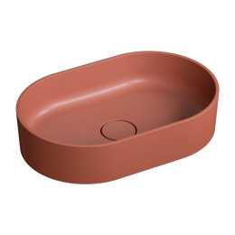 Omnires Ovo M+ Umywalka nablatowa 55x36 cm terracotta OVOUNTE
