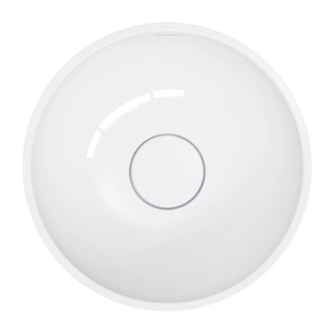 Omnires Shell M+ Umywalka nablatowa 35 cm biała SHELL350UNBP