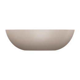 Omnires Shell M+ Umywalka nablatowa 50x32 cm dune beige mat SHELL500UNDB