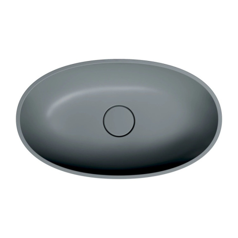 Omnires Shell M+ Umywalka nablatowa 60x35 cm ash grey SHELLUNAG
