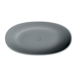 Omnires Shell M+ Wanna wolnostojąca 148x75 cm ash grey SHELL148WWAG