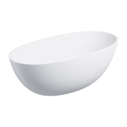 Omnires Shell M+ Wanna wolnostojąca 148x75 cm biały mat SHELL148WWBM