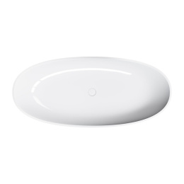Omnires Shell M+ Wanna wolnostojąca 175x78 cm biały połysk SHELL175WWBP