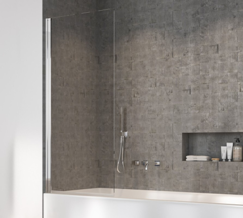 Radaway Nes PNJ parawan nawannowy 80 cm prawy chrom/szkło przezroczyste 10011080-01-01R