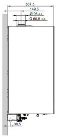 Viessmann Kocioł gazowy Vitodens 111-W B1LF 19 kW + zbiornik 46 L Z028150