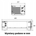 Vobmat Wyspowe źródło prądu z baterią 3kWh i falownikiem 230V AC, 1500W do systemów fotowoltaicznych 9BF2-112BA
