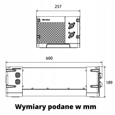 Vobmat Wyspowe źródło prądu z baterią 3kWh i falownikiem 230V AC, 1500W do systemów fotowoltaicznych 9BF2-112BA Vobmat Wyspowe źródło prądu z baterią 3kWh i falownikiem 230V AC, 1500W do systemów fotowoltaicznych 9BF2-112BA