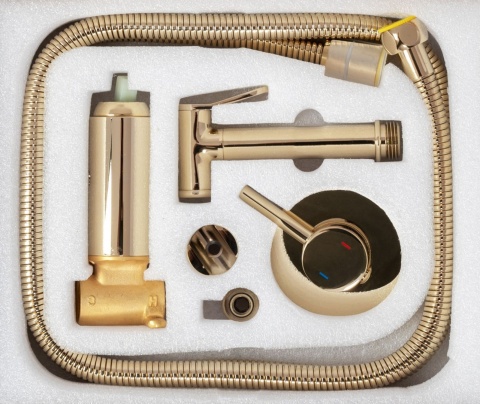 Rea Bateria Bidetowa Lungo Loop złota REA-B8979