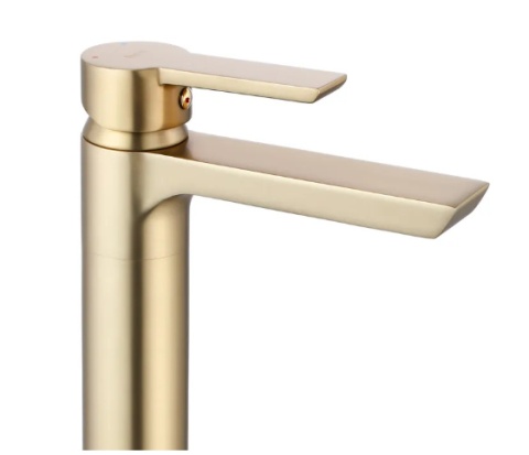 Rea Bateria Umywalkowa ARGUS ZŁOTA SZCZOTKOWANA WYSOKA REA-B6412