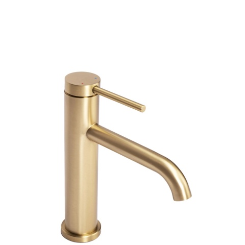 Rea Bateria Umywalkowa CLIF ZŁOTA SZCZOTKOWANA NISKA REA-B5323