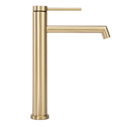 Rea Bateria Umywalkowa Foss złota szczotkowana wysoka REA-B5319