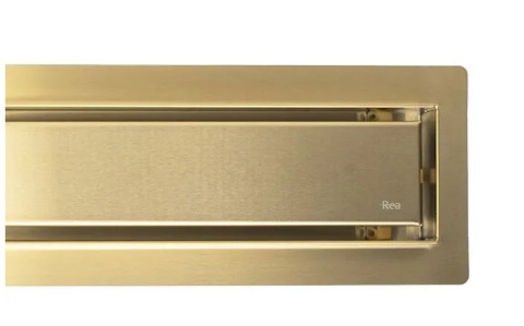 Rea Odpływ Liniowy Neox pro ZŁOTY SZCZOTKOWANY 90 REA-G2704