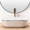 Rea Umywalka nablatowa Belinda Gold Edge REA-U8736