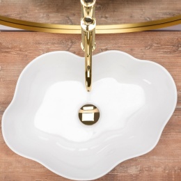 Rea Umywalka nablatowa Pearl White REA-U0265