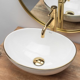 Rea Umywalka nablatowa Sofia Gold Edge REA-U3287