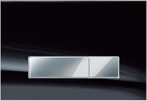 Werit/Jomo Ambiente Przycisk WC szkło czarny mat 167-33001120-00/102-000000116