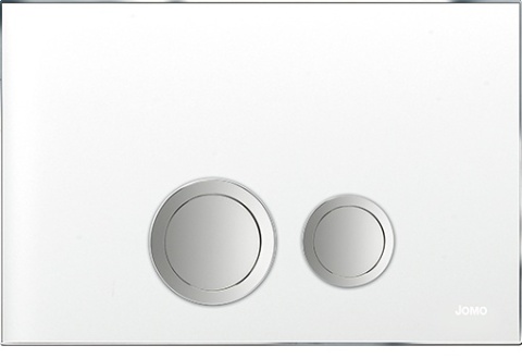 Werit/Jomo Avantgarde Przycisk WC szkło biały mat 167-30001180-00
