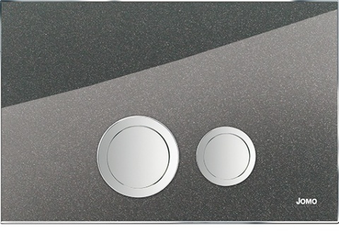 Werit/Jomo Avantgarde Przycisk WC szkło czarny metaliczny 167-30001820-00