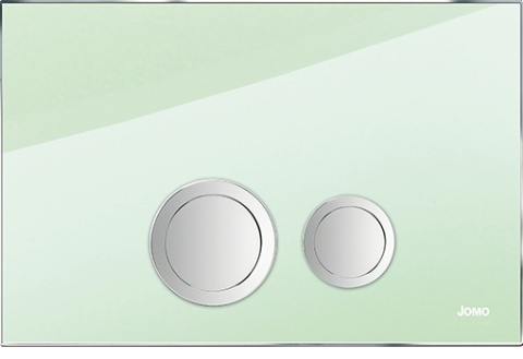 Werit/Jomo Avantgarde Przycisk WC szkło zielony satynowy 167-30001261-00