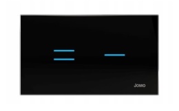 Werit/Jomo E-Motion Przycisk WC szklany czarny 110-000000043