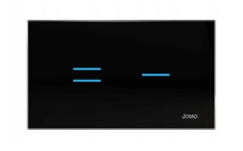 Werit/Jomo E-Motion Przycisk WC szklany czarny 110-000000043