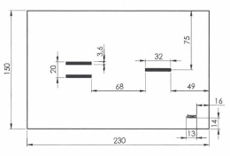 Werit/Jomo E-Motion Przycisk WC szklany czarny 110-000000043