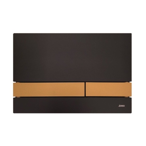 Werit/Jomo Exclusive 2.0 Przycisk WC PCV czarny mat/miedź 102-000000446