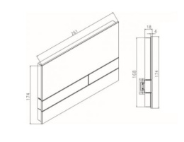 Werit/Jomo Exclusive 2.1 Przycisk WC szklany czarny mat/czarny gwieździsty 102-000000312