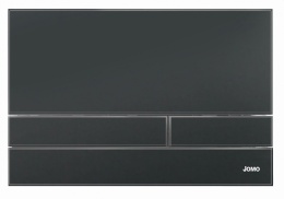Werit/Jomo Exclusive 2.1 Przycisk WC szkło czarny mat/biały 167-37001120-00/102-000000215