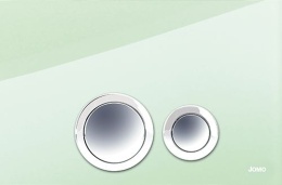 Werit/Jomo Elegance 2.0 Przycisk WC szkło zielony satynowy 167-35001261-00