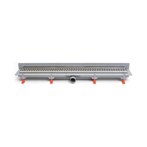 Werit/Jomo JomoTech Exclusive Flis Wall 40 Odpływ liniowy 75 cm z maskownicą 2-stronną z matą uszczelniającą 175-30750401-00