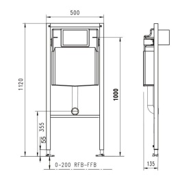 Werit/Jomo JomoTech SLKplus Stelaż WC dla dzieci 174-91102100-00/103-000000014