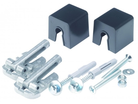 Werit/Jomo JomoTech zestaw stelaż do WC + wsporniki + przycisk Exclusive 2.0 czarny mat 174-91102500-00/103-000000015