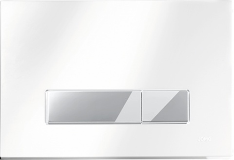 Werit/Jomo Trend Przycisk WC PCV biały/chrom mat 167-32000130-00/102-000000084