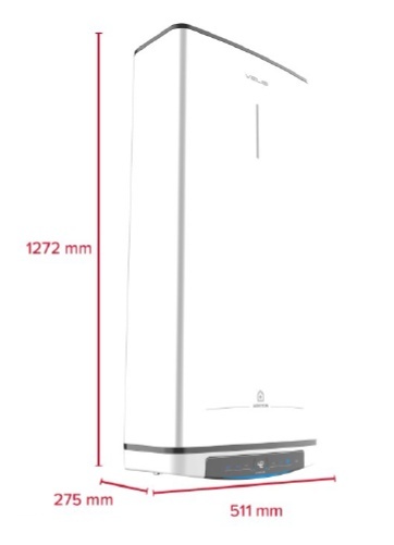 Ariston VELIS PRO WIFI 100 EU - Płaski bojler elektryczny podgrzewacz wody sterowany przez WIFI (3100947)