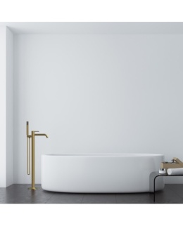 Lavita Bateria wannowa wolnostojąca Orion Brushed Gold 5900378341680