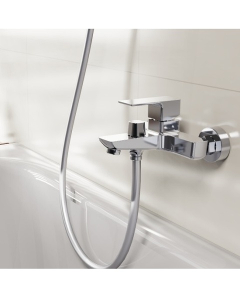 Lavita Bateria wannowo - prysznicowa Aquila Chrome 5900378342847