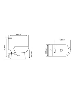 Lavita Kompakt WC Lenti 5900378345886