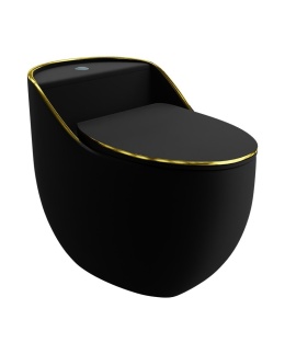 Lavita Kompakt WC SILIA RIM Black/Gold Line 5900378332510