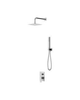 Lavita Podtynkowy zestaw prysznicowy z deszczownicą Aquila Chrome 5900378342960