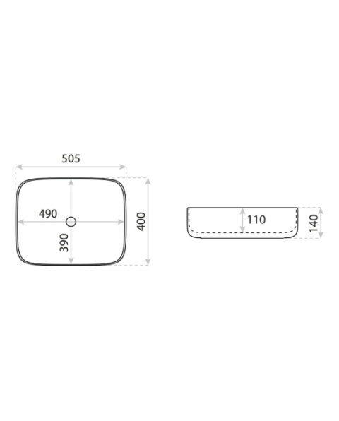 Lavita Umywalka nablatowa Galera 5908211479446