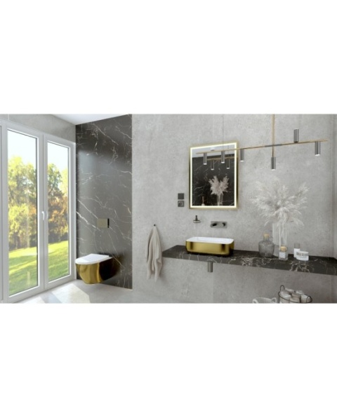 Lavita Umywalka nablatowa Galera Brushed Gold 5900378325741