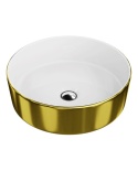 Lavita Umywalka nablatowa Merida Gold/White 5900378322603